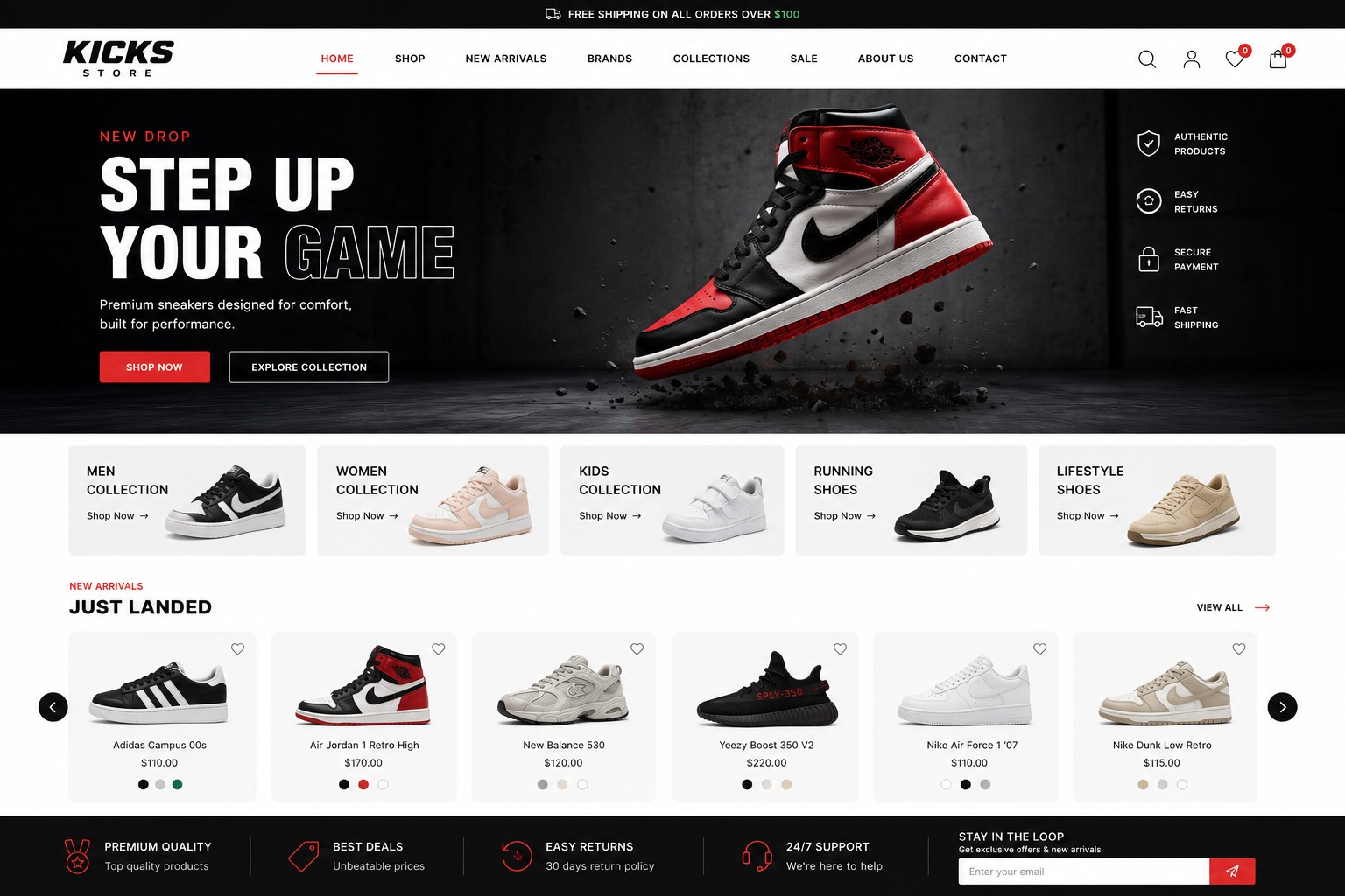 Website showcase